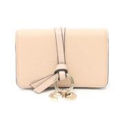 Pre-owned Leather wallets Chloé Pre-owned , Beige , Dames