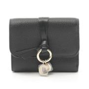 Pre-owned Leather wallets Chloé Pre-owned , Black , Dames