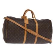 Pre-owned Canvas handbags Louis Vuitton Vintage , Brown , Dames