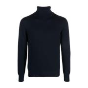 Blauwe Sweaters 0205 Stijl Tagliatore , Blue , Heren