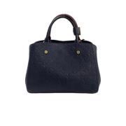 Pre-owned Fabric louis-vuitton-bags Louis Vuitton Vintage , Blue , Dam...