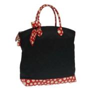 Pre-owned Nylon handbags Louis Vuitton Vintage , Black , Dames