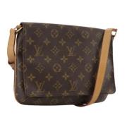 Pre-owned Canvas louis-vuitton-bags Louis Vuitton Vintage , Brown , Da...