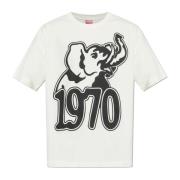 T-shirt met print Kenzo , White , Heren