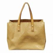 Pre-owned Canvas handbags Louis Vuitton Vintage , Yellow , Dames