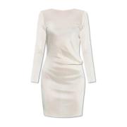 Rugloze jurk Tom Ford , Beige , Dames