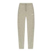 Sweatpants met bedrukt logo Woolrich , Gray , Heren