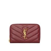 Klassieke Leren Portfoliotas Saint Laurent , Red , Dames