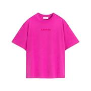 Stijlvol T-shirt voor Mannen Lanvin , Pink , Dames