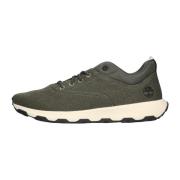 Groene Lage Top Sneakers Winsor Park Timberland , Green , Heren