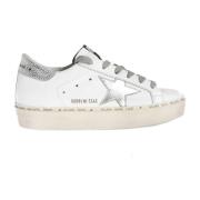 Witte Sneakers Hi Star Stijl Golden Goose , White , Dames