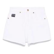 Witte Casual Shorts voor Mannen Versace Jeans Couture , White , Dames