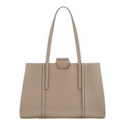 Riva Tote Furla , Gray , Dames