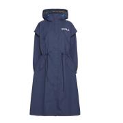 Oversized regenjas met verstelbare capuchon Ball , Blue , Dames