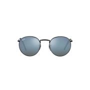 Rb3637 Zonnebril Nieuw Rond Gepolariseerd Ray-Ban , Blue , Dames