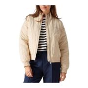 Gewatteerd jack in beige Colourful Rebel , Beige , Dames