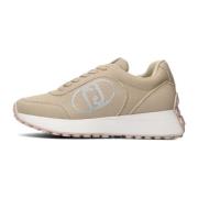 Beige Stijlvolle Sneakers voor Vrouwen Liu Jo , Beige , Dames