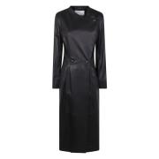 Elegante Wollen Jas By Herenne Birger , Black , Dames