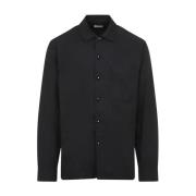 Stijlvolle Cornish Shirt voor Mannen Dries Van Noten , Black , Heren