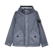 Blauwe Winterjassen Stone Island , Blue , Heren