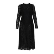 Kanten jurk Dolce & Gabbana , Black , Dames