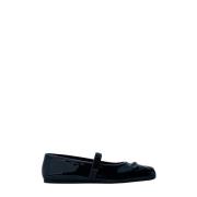 Glanzende Patentleren Mary Jane Schoenen Marni , Black , Dames