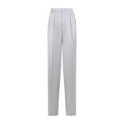 Slim Fit Broek Giorgio Armani , Gray , Dames