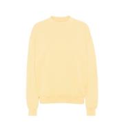 Sweatshirt Colorful Standard , Yellow , Heren