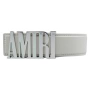 Nappa MA 4CM Belt Amiri , White , Heren