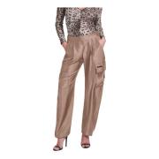 Cargo Broek Fw25 Collectie 4Giveness , Beige , Dames