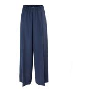 Blauwe Straight Cut Broek Patrizia Pepe , Blue , Dames