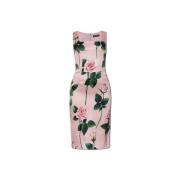 Jurk met bloemenpatroon Dolce & Gabbana , Pink , Dames