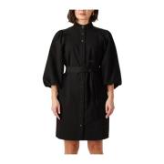 Zwarte Korte Jurk voor Vrouwen Minus , Black , Dames