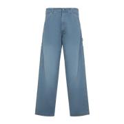 Klassieke Denim Jeans met Vijf Zakken Maison Margiela , Blue , Heren