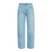 Jeans met logo Casablanca , Blue , Heren