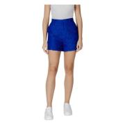 Polyester Dames Shorts Collectie Desigual , Blue , Dames