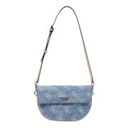 Stijlvolle Dames Schoudertas Collectie Guess , Blue , Dames