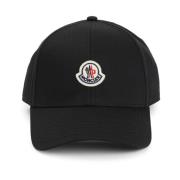 Klassieke Baseballpet voor Sportieve Stijl Moncler , Black , Heren