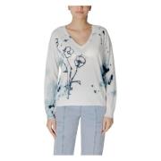 Breigoed Collectie met Viscose en Linnen Desigual , White , Dames