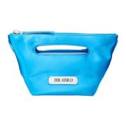 Blauwe Satijnen Tote Tas The Attico , Blue , Dames