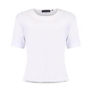 Witte Blouson O-Neck Shirt Roberto sarto , White , Dames