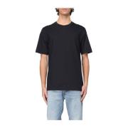 Katoenen Jersey T-shirt Hugo Boss , Black , Heren