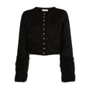 Zwarte Cardigan Trui voor Vrouwen Paco Rabanne , Black , Dames