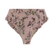 Hoge taille bloemen geborduurde slips Agua by Agua Bendita , Multicolo...