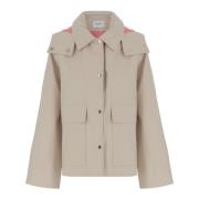 Stijlvolle Jassen Collectie Yves Salomon , Beige , Dames