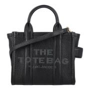 Zwarte Mini Tote Leren Tas Marc Jacobs , Black , Dames