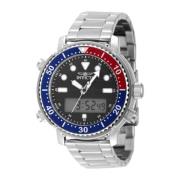 Pro Diver Quartz Horloge - Zwarte Wijzerplaat Invicta Watches , Gray ,...