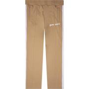 Sportieve Beige/Witte Trainingsbroek Palm Angels , Beige , Heren