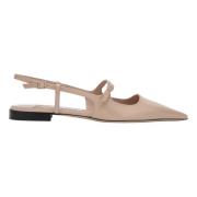 Bruid Slingback Platte Schoenen Jimmy Choo , Beige , Dames