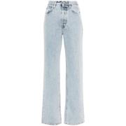 Klassieke Snit Denim Volledige Lengte Jeans TotêMe , Blue , Dames